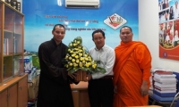 TTVH. Trung tâm VHH LL và ƯD tiếp đại diện Ban VH Giáo hội Phật giáo VN…