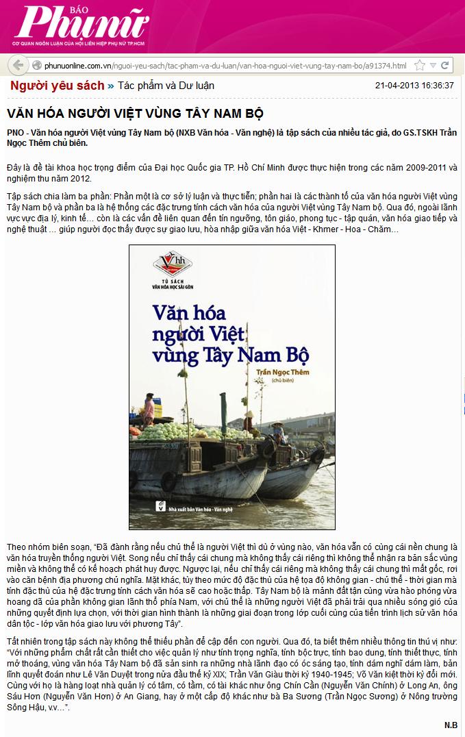 Bao Phunu-VHTNB
